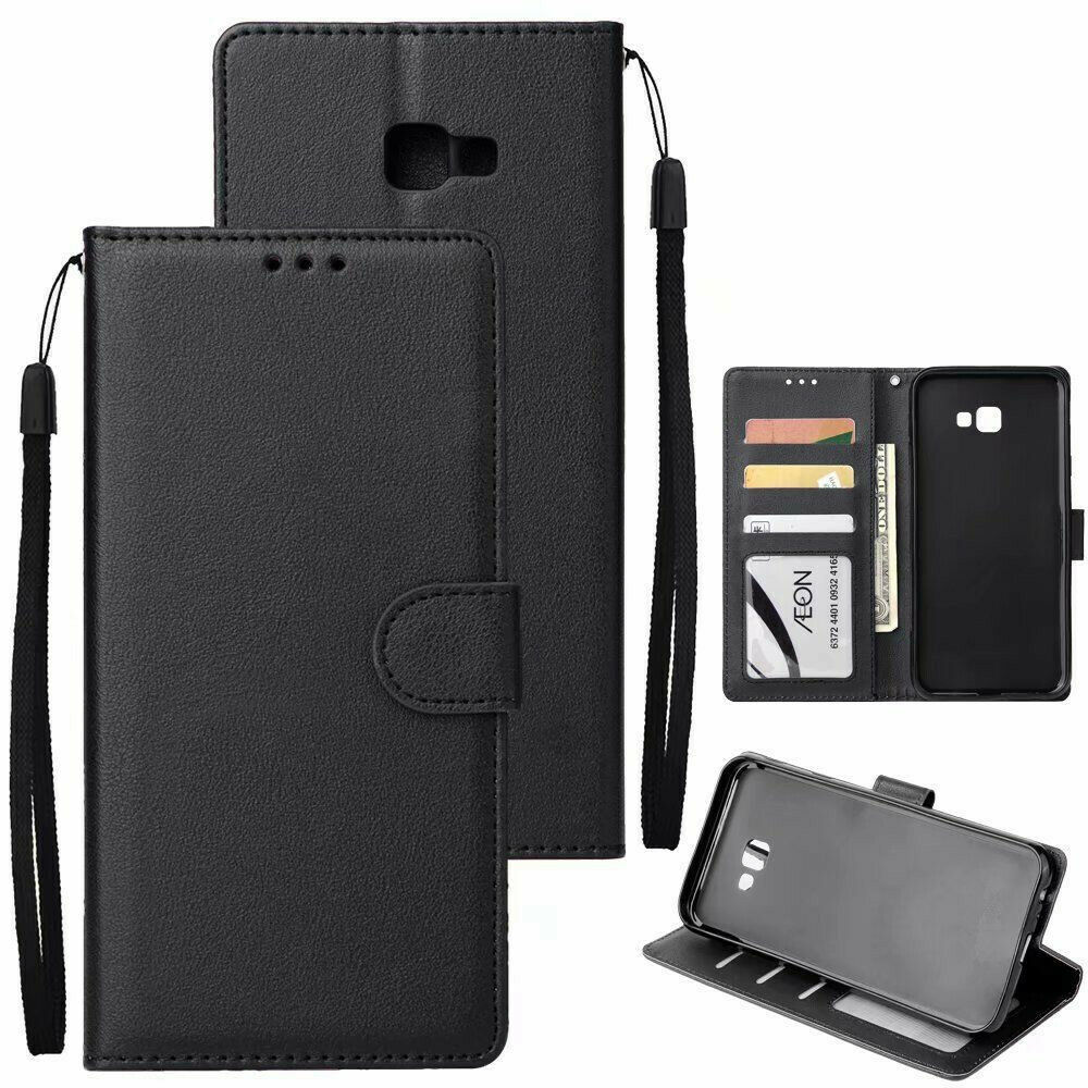 Leather Folio Wallet Case for Samsung Galaxy J3 Prime / J3 2017