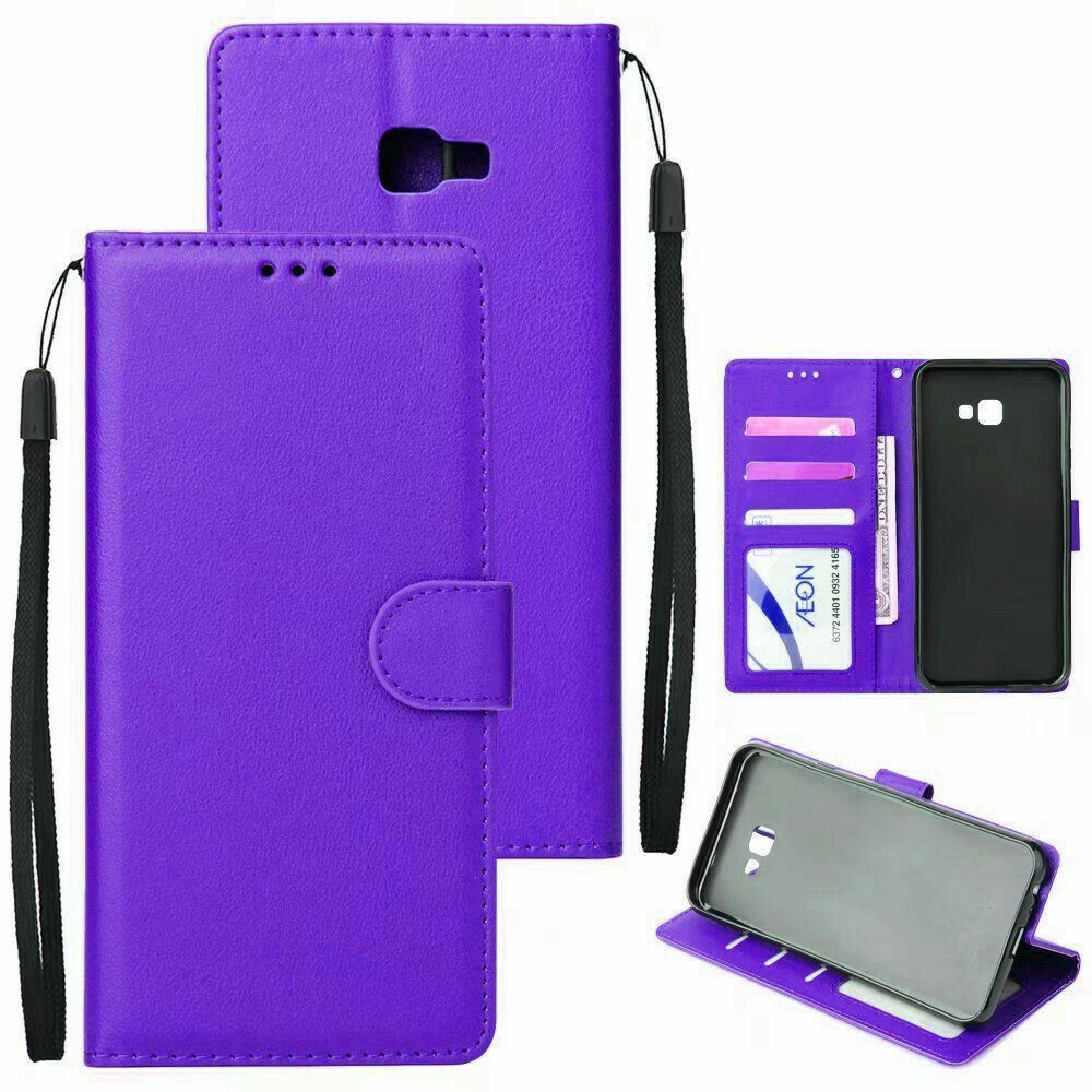 Etui Portefeuille Folio en Cuir pour Samsung Galaxy J3 Prime / J3 2017