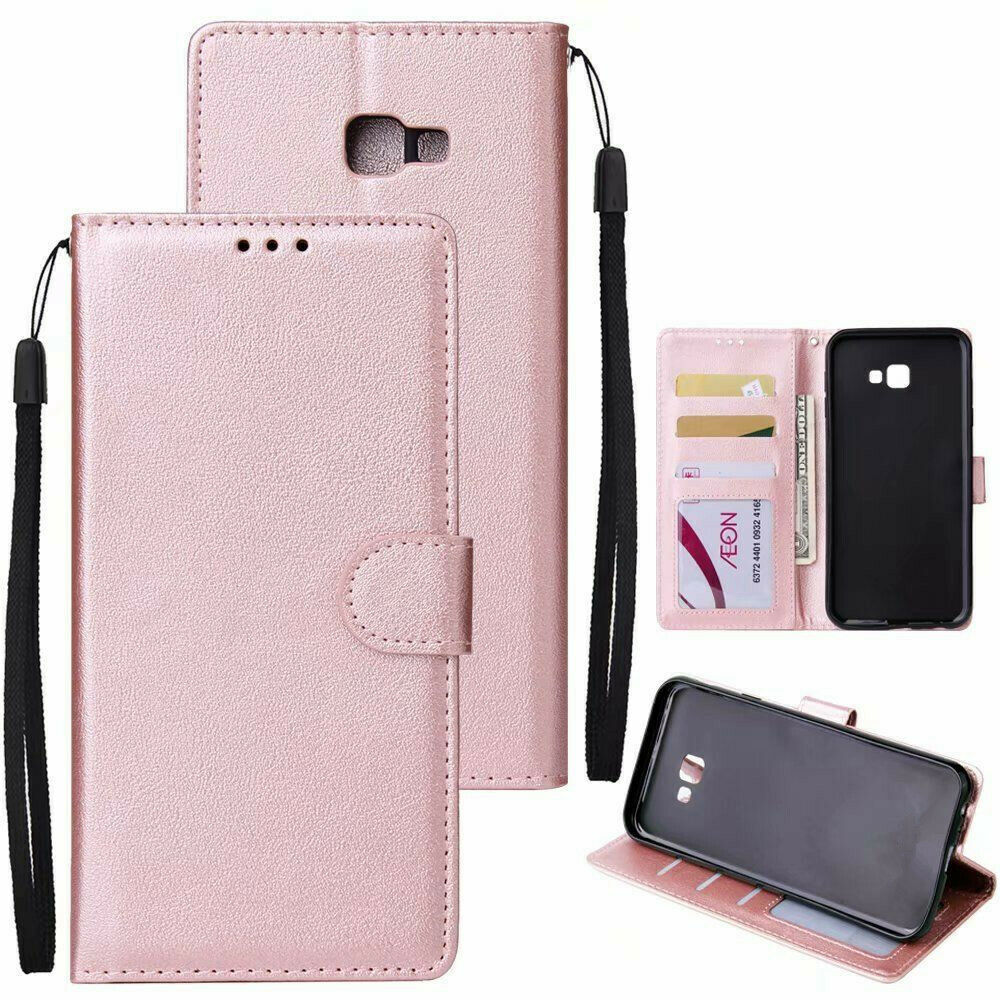 Leather Folio Wallet Case for Samsung Galaxy J3 Prime / J3 2017