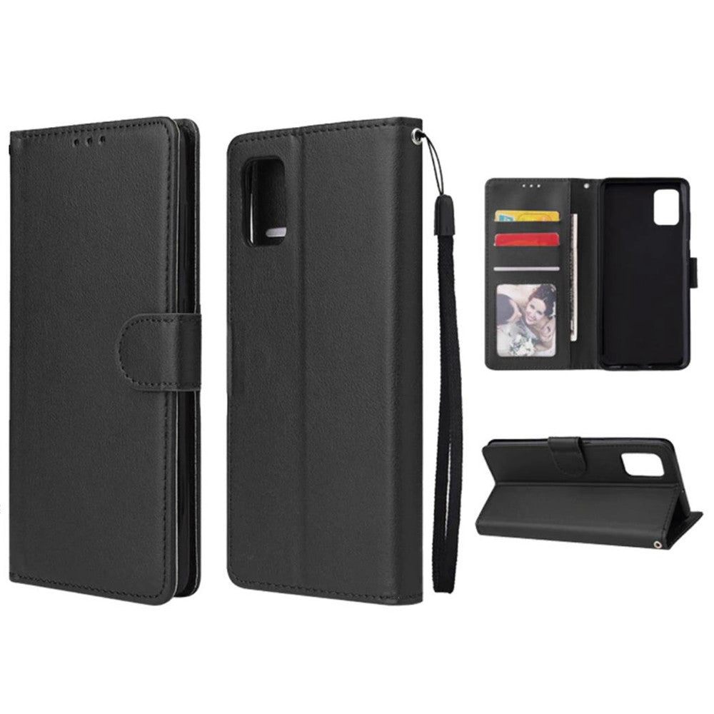 Leather Folio Wallet Case for Samsung Galaxy A21s