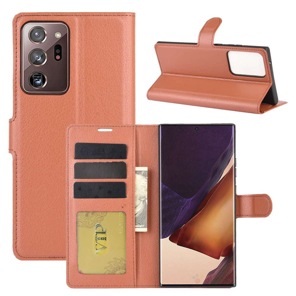 Leather Folio Wallet Case for Samsung Galaxy Note 20