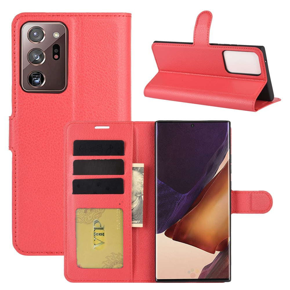 Leather Folio Wallet Case for Samsung Galaxy Note 20