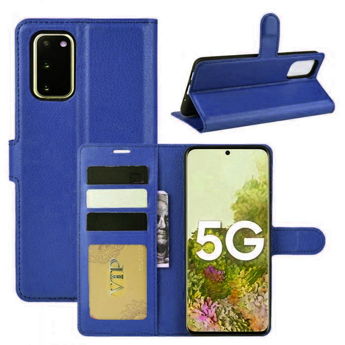 Étui portefeuille en cuir pour Samsung Galaxy S20 FE 5G