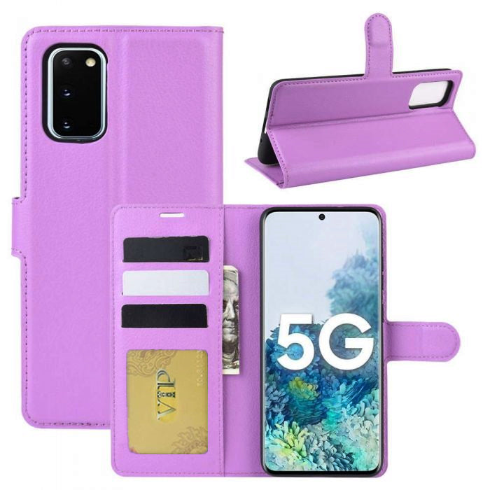 Étui portefeuille en cuir pour Samsung Galaxy S20 FE 5G