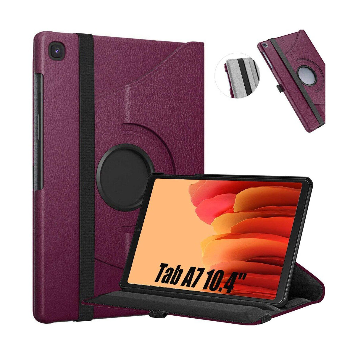 Rotating Folio Case for Samsung Tablet Tab A7 10.4