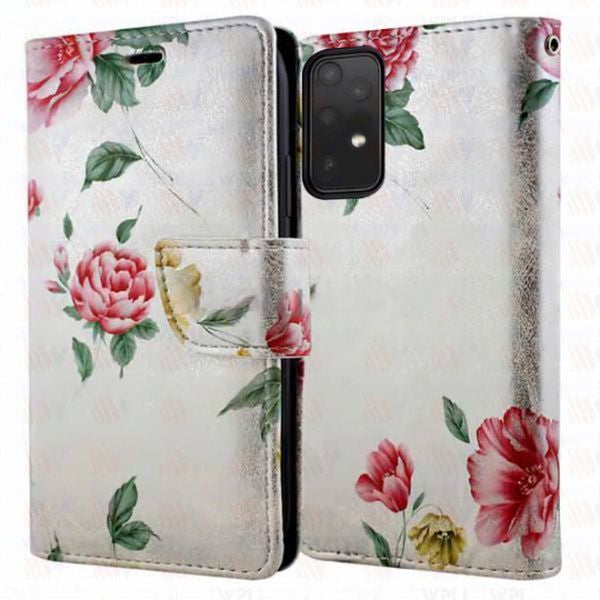 Leather Folio Wallet Case for Samsung Galaxy A53 5G