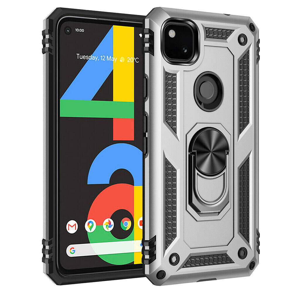 Étui à bague hybride pour Google Pixel 4a 4G