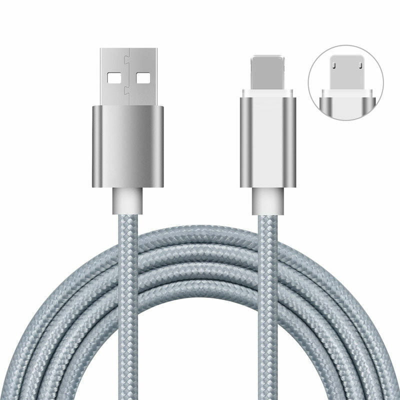 Double Sided Reversible Micro USB / Lightning Charging Data Cable (1m)