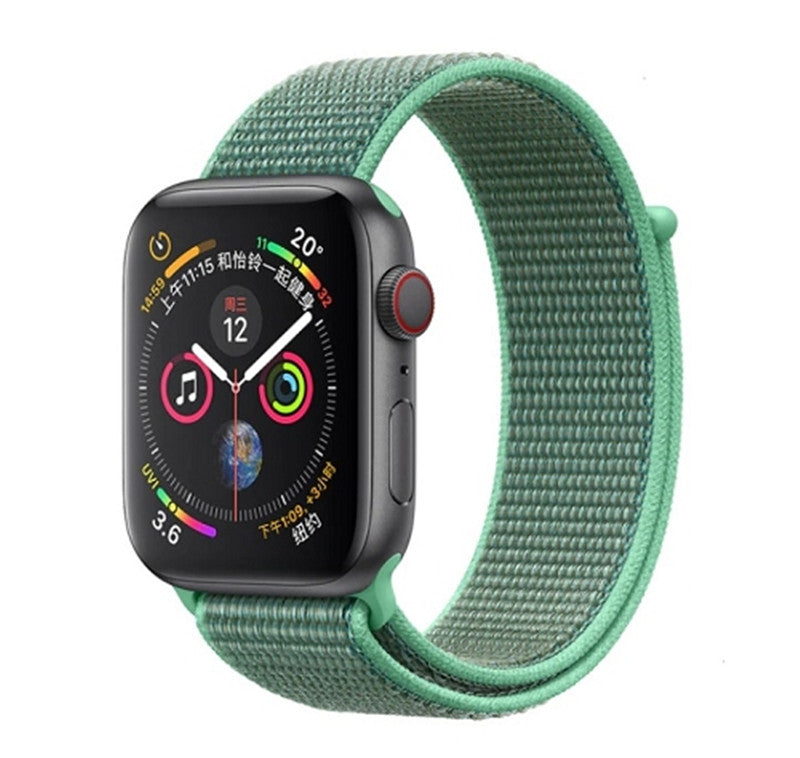 Bracelet de rechange en nylon avec boucle de sport pour Apple Watch iWatch