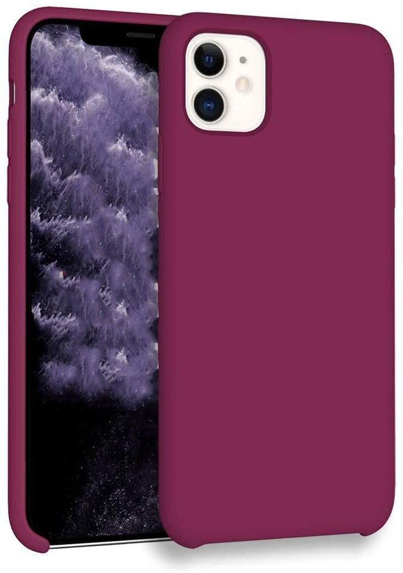 Coque en silicone liquide pour iPhone 11