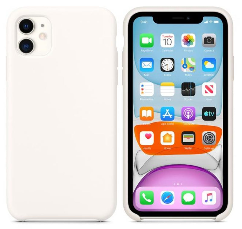 Coque en silicone liquide pour iPhone 11