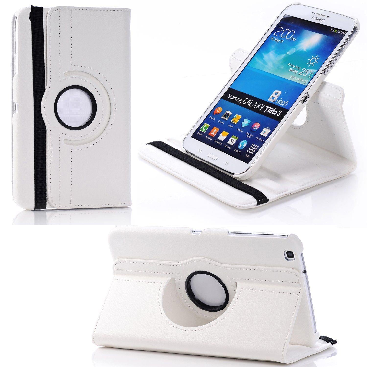 Rotating Folio Case for Samsung Tablet Tab 3 8.0