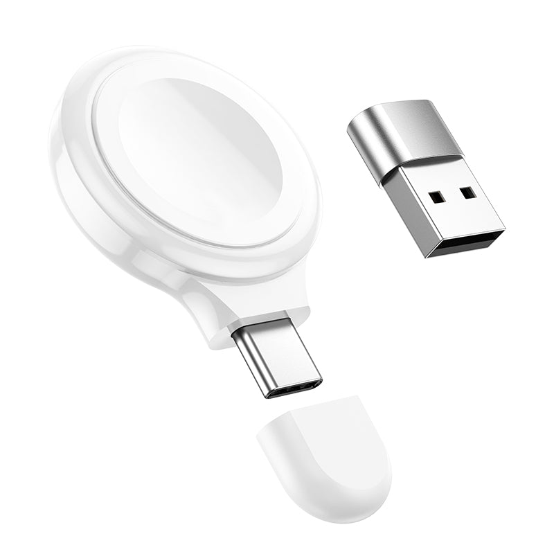 Portable USB-A / USB-C Wireless Charger for Apple Watch iWatch