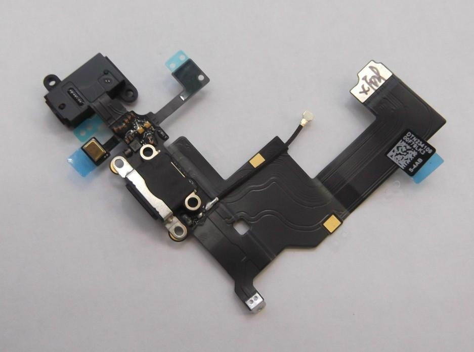 USB Charging Port Audio Jack & Mic Flex Cable for iPhone 5S