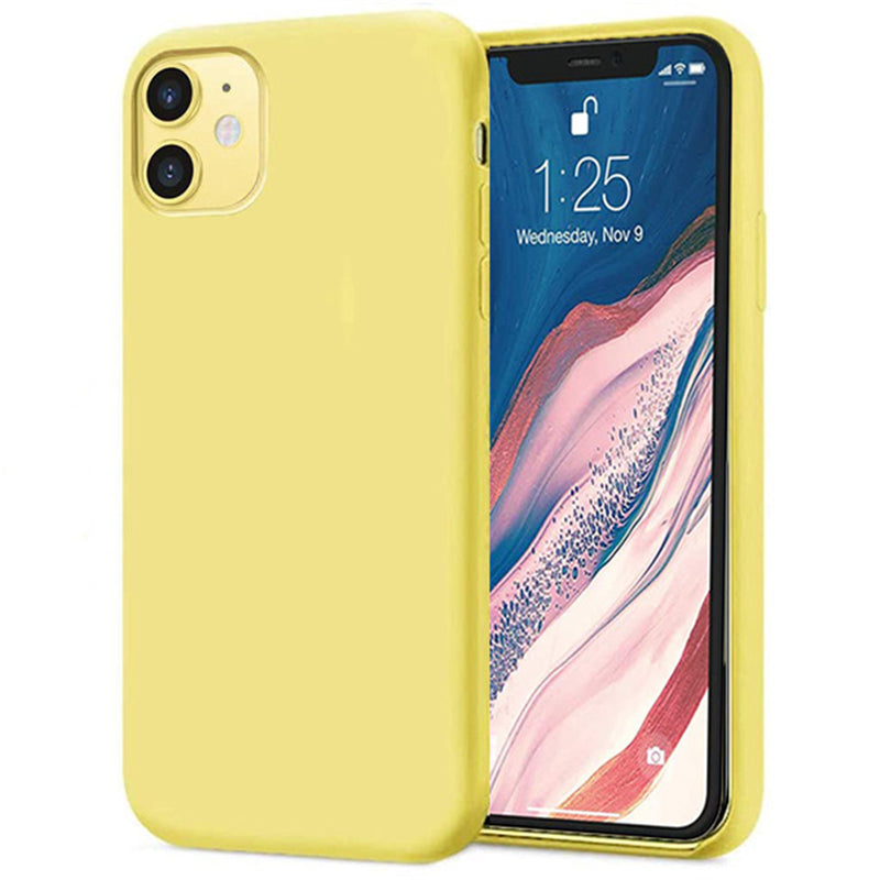 Coque en silicone liquide pour iPhone 11