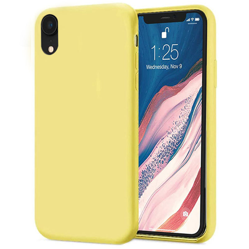 Coque en silicone liquide pour iPhone XR