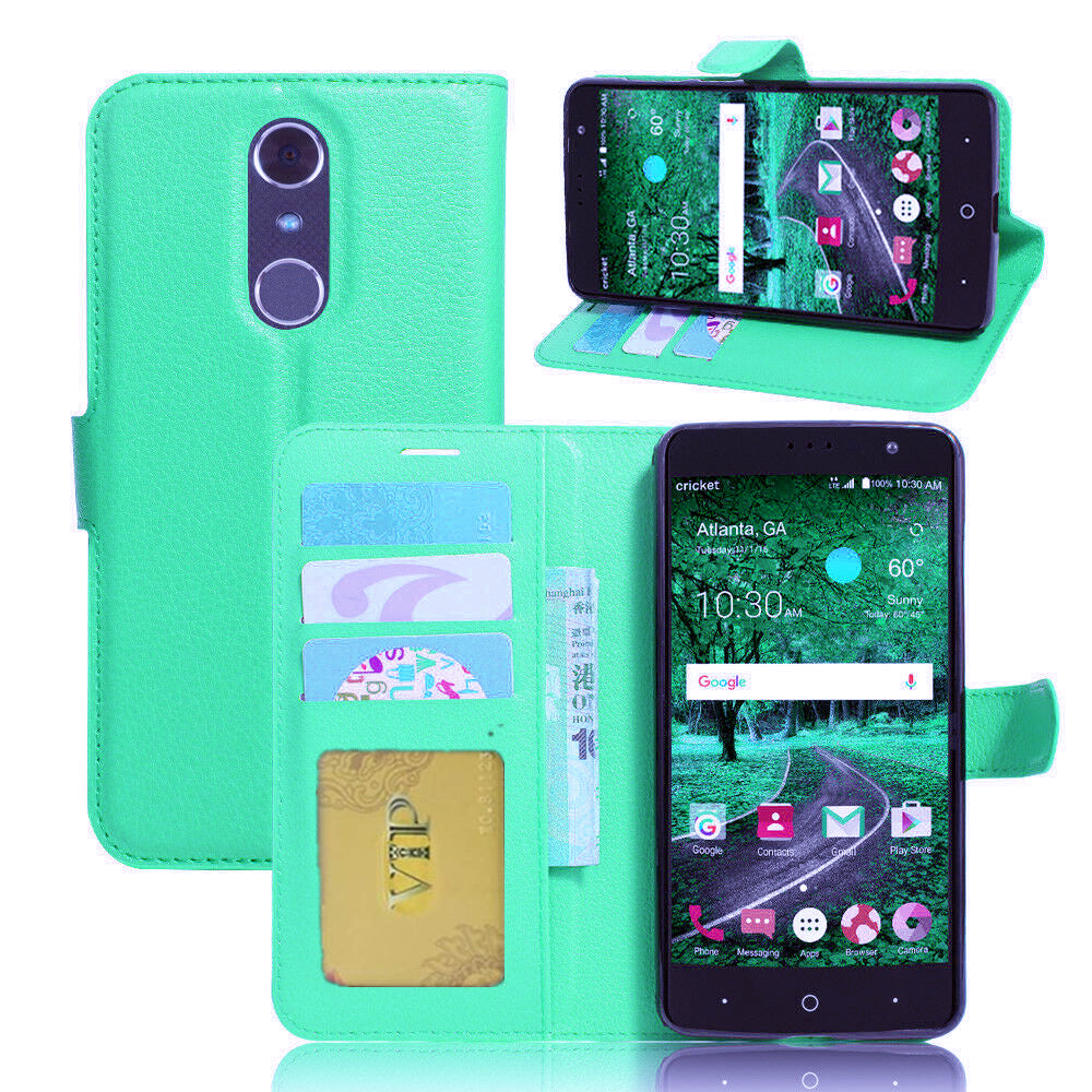 Leather Folio Wallet Case for ZTE Grand X4