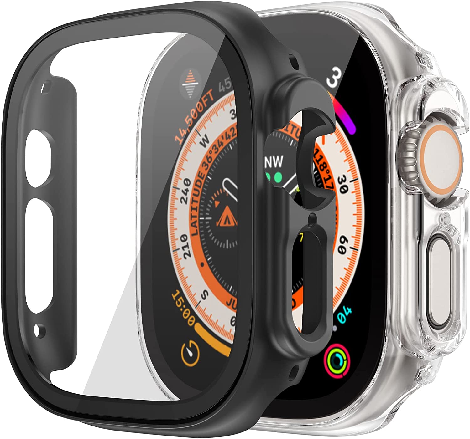 Hard PC Rugged Case & Screen Protector for Apple Watch iWatch