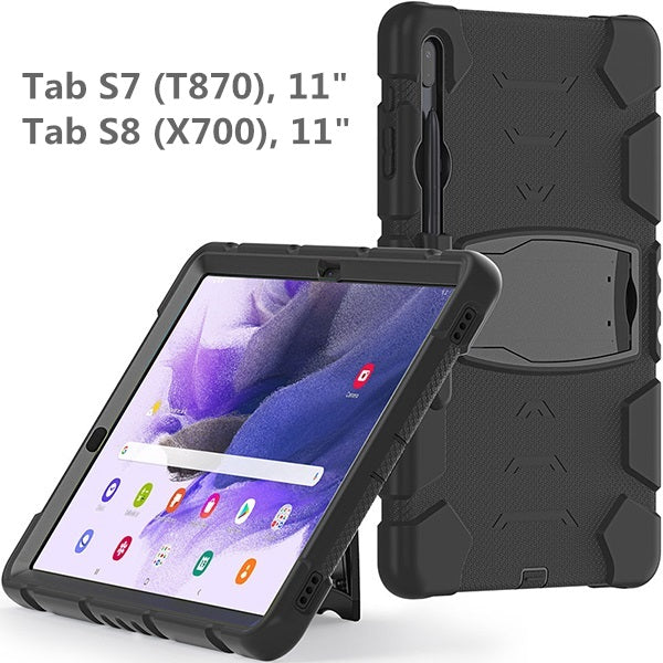 Étui Defender robuste pour Samsung Tab S7 11 (T870 T875) / S8 11 (X700 X705)