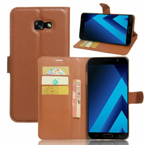 Etui Portefeuille Folio en Cuir pour Samsung Galaxy A5 2017