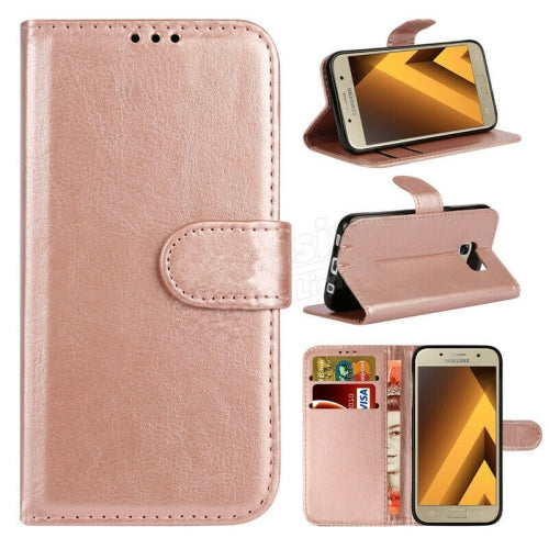 Etui Portefeuille Folio en Cuir pour Samsung Galaxy A5 2017