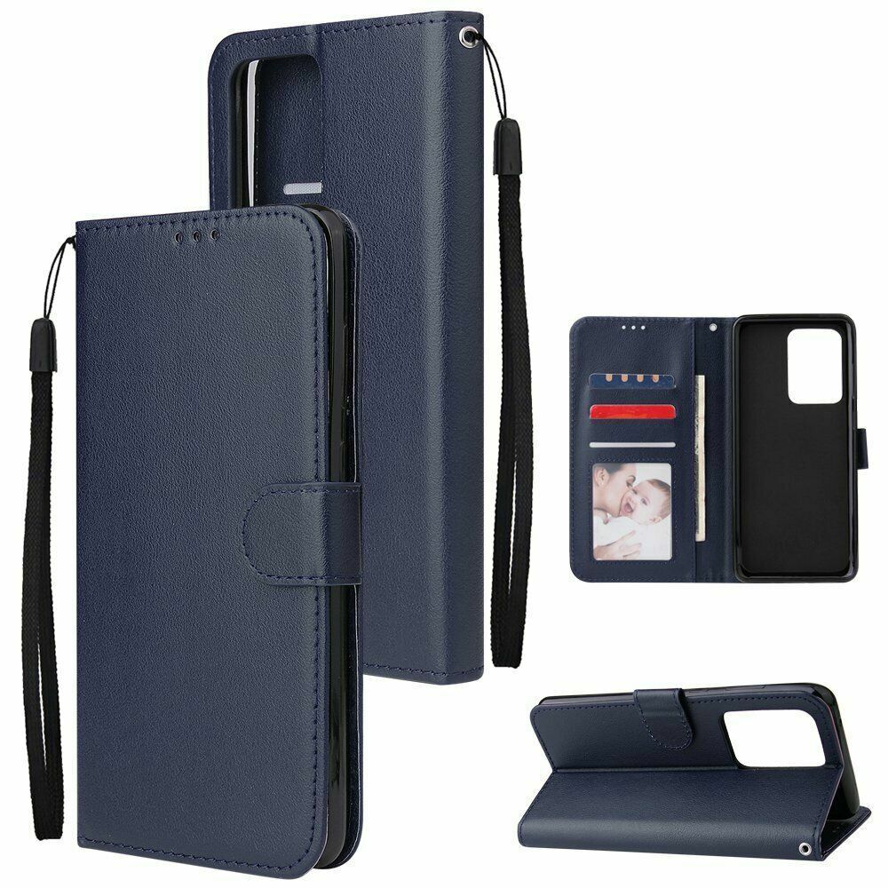 Étui portefeuille folio en cuir pour Samsung Galaxy S20 Plus