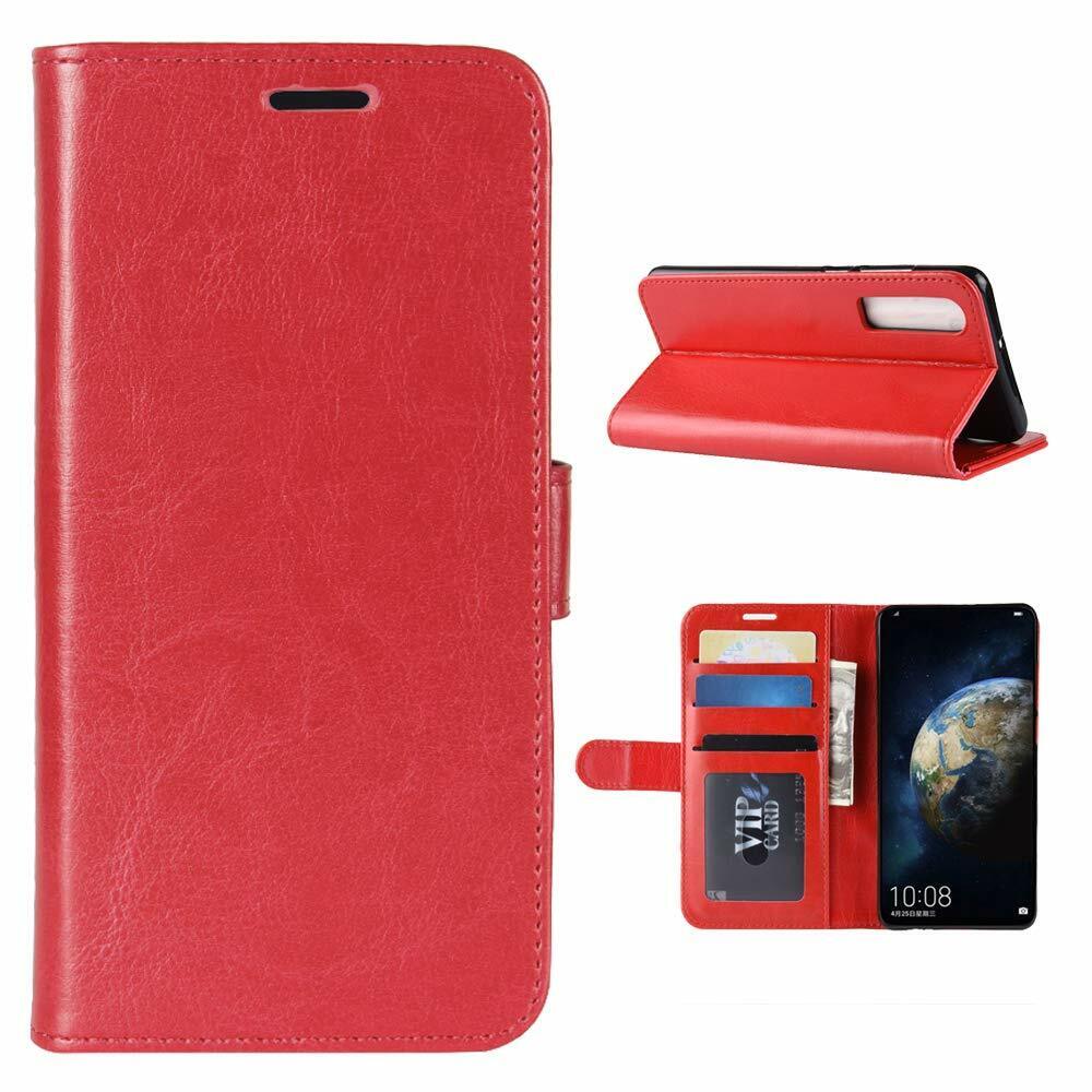 Leather Folio Wallet Case for Huawei P30