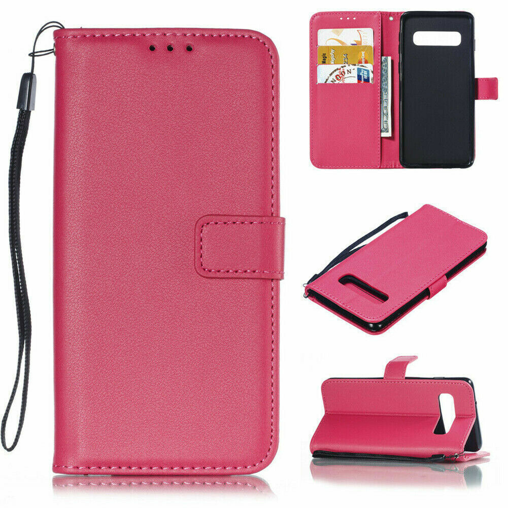 Leather Folio Wallet Case for Samsung Galaxy S10 Plus