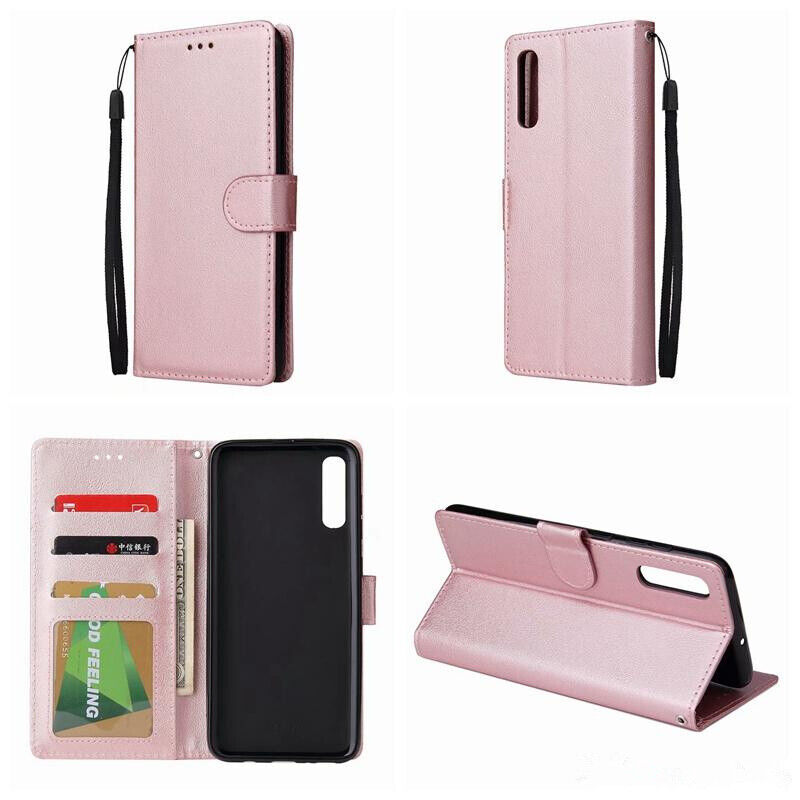 Leather Folio Wallet Case for Samsung Galaxy A50 / A50s / A30s