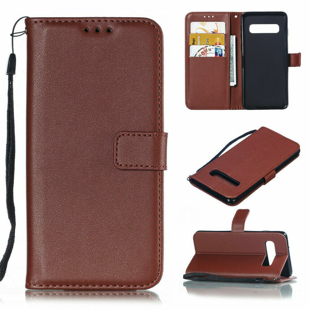 Leather Folio Wallet Case for Samsung Galaxy S10 Plus