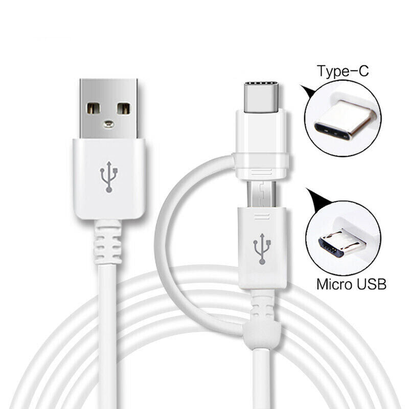 Micro USB / USB-C Charging Data Cable (1m)