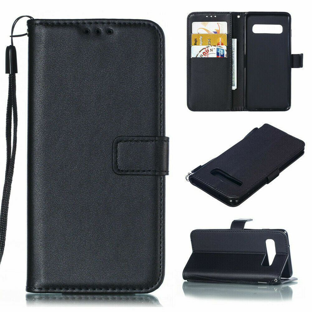 Leather Folio Wallet Case for Samsung Galaxy S10 Plus