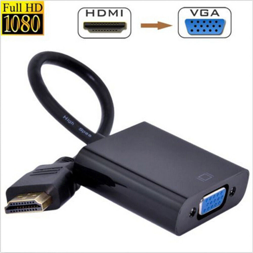 Convertisseur adaptateur HDMI mâle vers VGA femelle