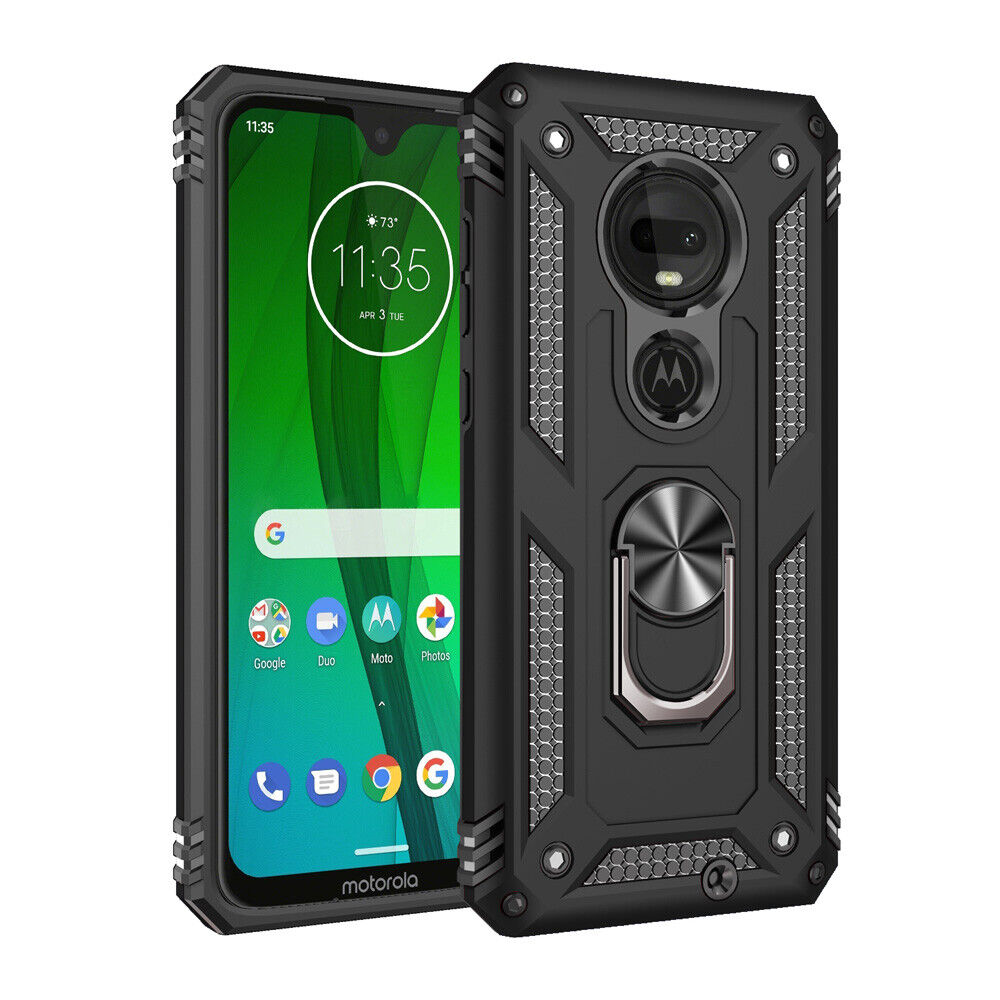 Étui à anneau hybride pour Motorola Moto G7 Power