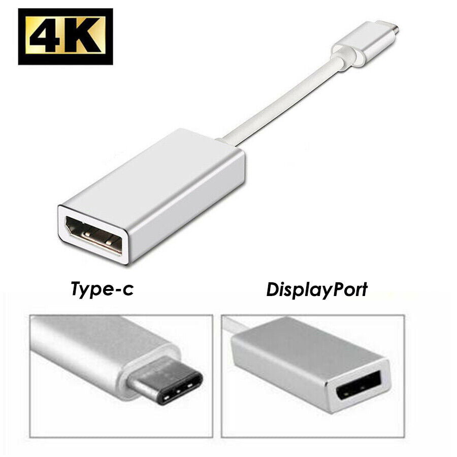 USB-C Male to DisplayPort Female Adapter Converter