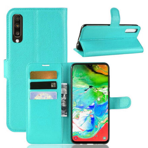 Etui Portefeuille Folio en Cuir pour Samsung Galaxy A70 / A70s