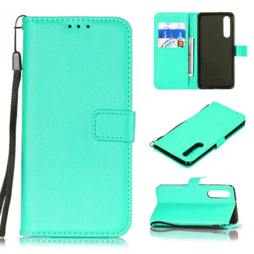 Leather Folio Wallet Case for Huawei P30