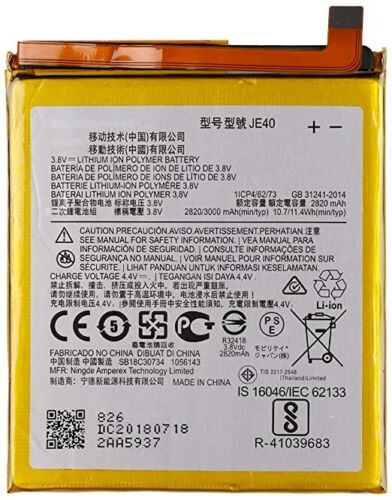 Replacement Battery for Motorola Moto G7 Play / Z3, JE40