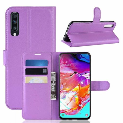 Leather Folio Wallet Case for Samsung Galaxy A70 / A70s