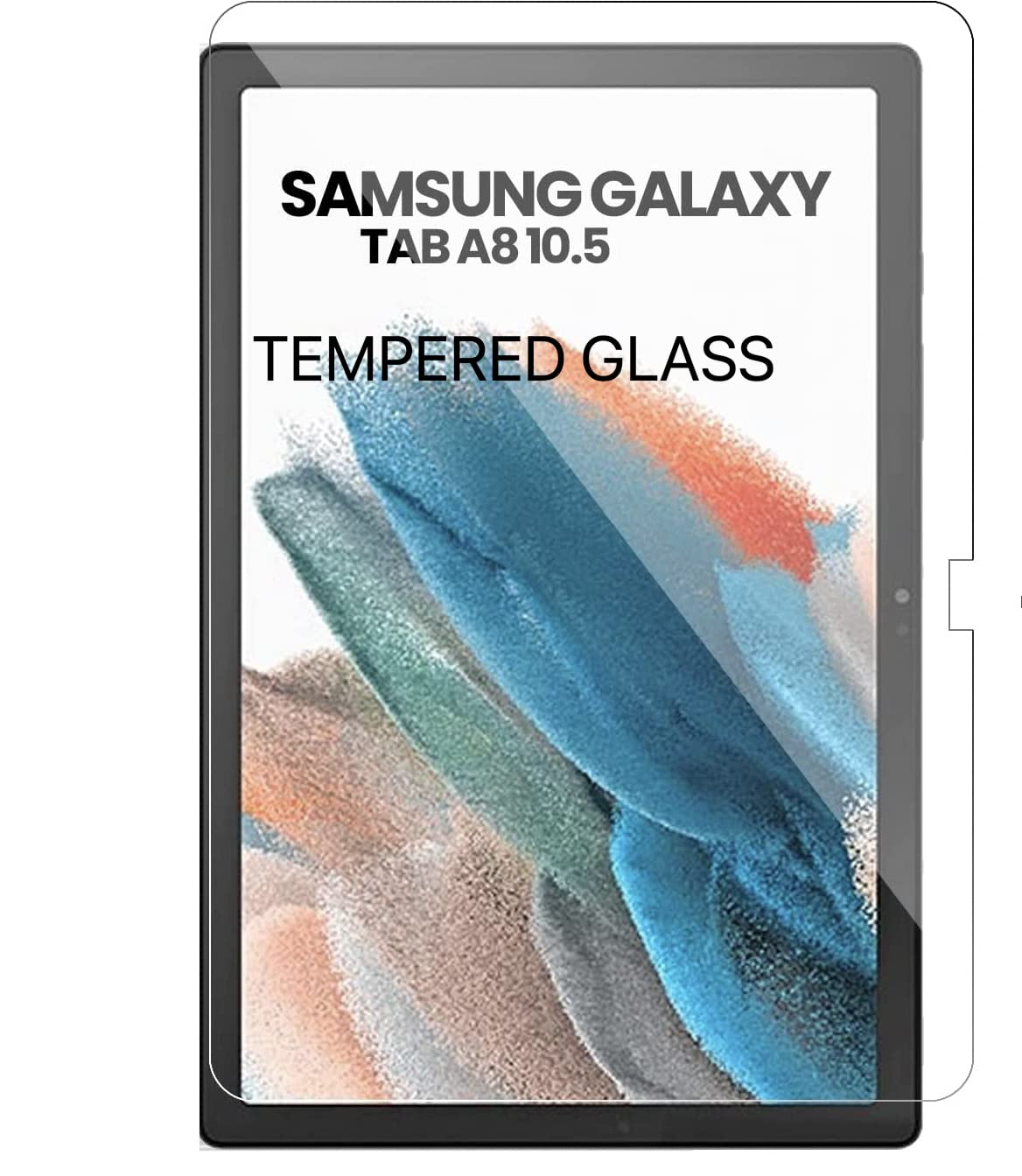 Protecteur d'écran en verre trempé pour tablette Samsung Tab A8 10,5