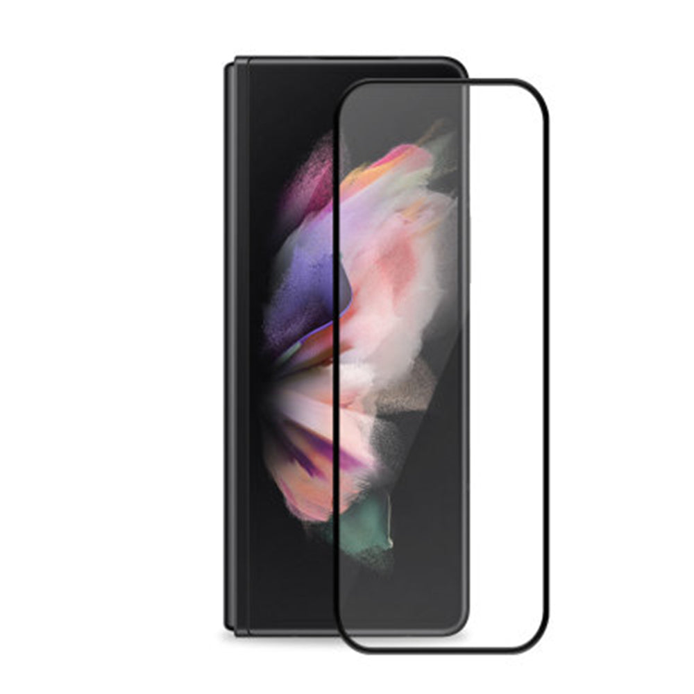 Protecteur d'écran en verre trempé incurvé à couverture complète pour Samsung Galaxy Z Fold 4 (face avant)